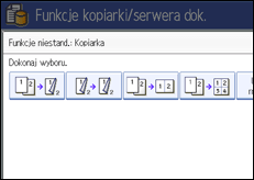 Ilustracja ekranu panela operacyjnego