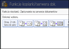 Ilustracja ekranu panela operacyjnego