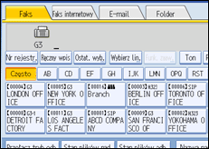 Ilustracja ekranu panela operacyjnego