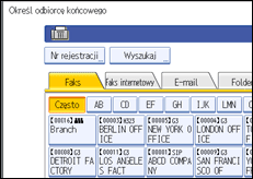Ilustracja ekranu panela operacyjnego