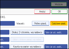 Ilustracja ekranu panela operacyjnego