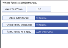 Ilustracja ekranu panela operacyjnego