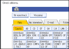 Ilustracja ekranu panela operacyjnego