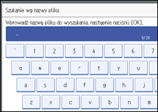 Ilustracja ekranu panela operacyjnego