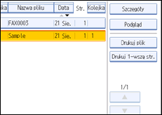 Ilustracja ekranu panela operacyjnego