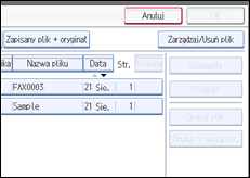 Ilustracja ekranu panela operacyjnego