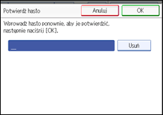 Ilustracja ekranu panela operacyjnego