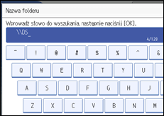 Ilustracja ekranu panela operacyjnego