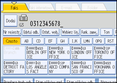Ilustracja ekranu panela operacyjnego