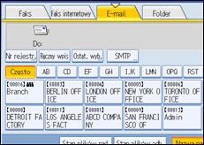 Ilustracja ekranu panela operacyjnego