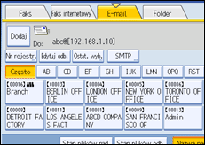 Ilustracja ekranu panela operacyjnego