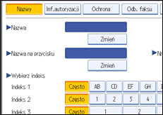 Ilustracja ekranu panela operacyjnego