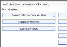 Ilustracja ekranu panela operacyjnego