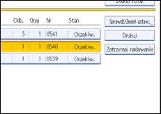 Ilustracja ekranu panela operacyjnego