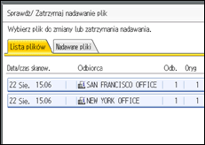 Ilustracja ekranu panela operacyjnego