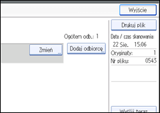 Ilustracja ekranu panela operacyjnego