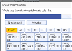 Ilustracja ekranu panela operacyjnego