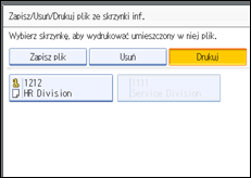 Ilustracja ekranu panela operacyjnego