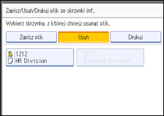 Ilustracja ekranu panela operacyjnego