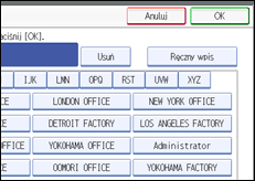 Ilustracja ekranu panela operacyjnego