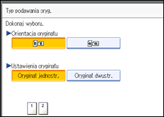 Ilustracja ekranu panela operacyjnego