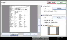 Ilustracja ekranu panela operacyjnego