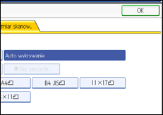 Ilustracja ekranu panela operacyjnego
