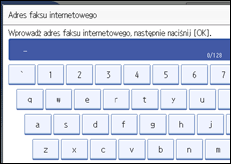 Ilustracja ekranu panela operacyjnego