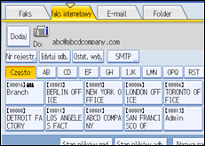 Ilustracja ekranu panela operacyjnego