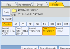 Ilustracja ekranu panela operacyjnego