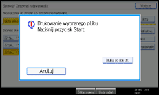 Ilustracja ekranu panela operacyjnego