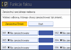 Ilustracja ekranu panela operacyjnego