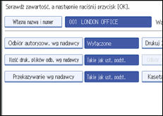 Ilustracja ekranu panela operacyjnego