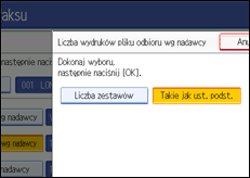 Ilustracja ekranu panela operacyjnego