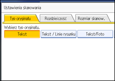 Ilustracja ekranu panela operacyjnego