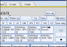 Ilustracja ekranu panela operacyjnego
