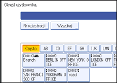 Ilustracja ekranu panela operacyjnego