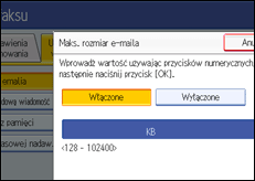 Ilustracja ekranu panela operacyjnego