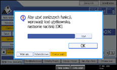 Ilustracja ekranu panela operacyjnego
