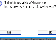 Ilustracja ekranu panela operacyjnego