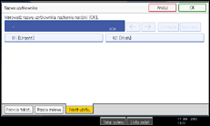 Ilustracja ekranu panela operacyjnego