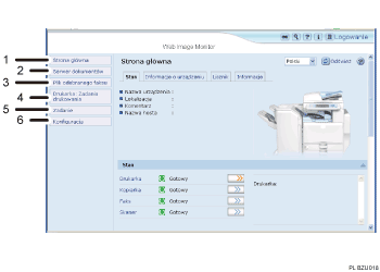 Ilustracja ekranu przegl�darki internetowej &mdash; ilustracja z numerowanymi odno�nikami