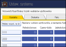 Ilustracja ekranu panela operacyjnego