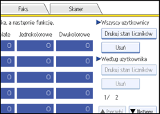 Ilustracja ekranu panela operacyjnego