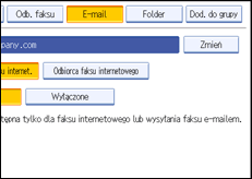 Ilustracja ekranu panela operacyjnego