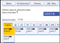Ilustracja ekranu panela operacyjnego