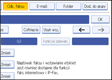Ilustracja ekranu panela operacyjnego