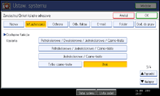 Ilustracja ekranu panelu operacyjnego