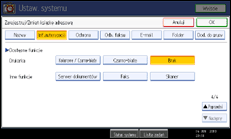 Ilustracja ekranu panelu operacyjnego