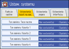 Ilustracja ekranu panela operacyjnego